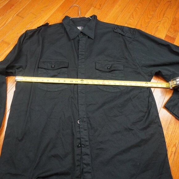 Members Property Shirt Mens 3XL Black Button Up y2k - Picture 3 of 8